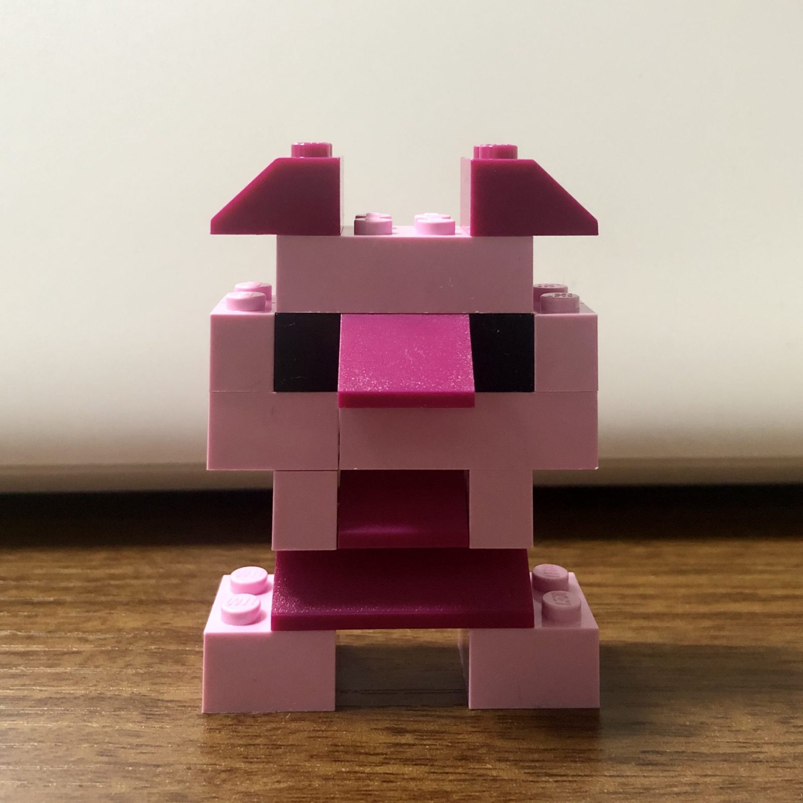 レゴクラシック10698で作ったピグレットの完成作品