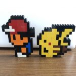 ピカチュウ(ポケモン)レゴ作り方(簡単)ゲームボーイ風