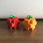 みかん・りんご(とまと？)レゴ作り方(簡単)