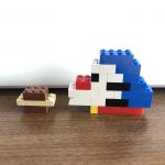 ドラえもん(もどき)横顔レゴ作り方(簡単)