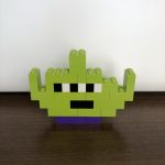 リトルグリーンメン風レゴクラシック10698レシピ作り方(簡単)ドット絵